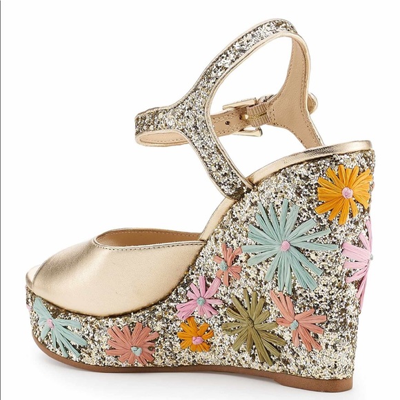 Botkier NIB Anthropologie Jessica Wedge Sandal - Picture 2 of 4